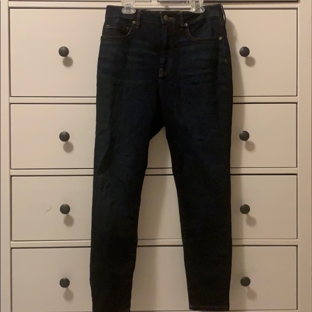 Everlane Women's Skinny Jeans - Dark Blue